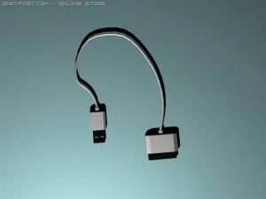 ipod usb cord 3D Model