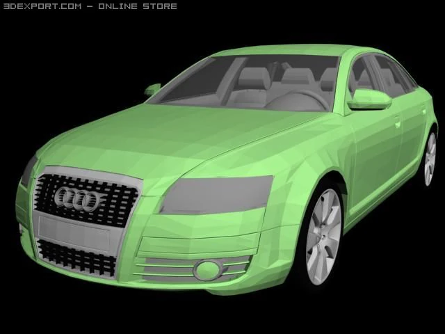audi a6 Modello 3D .c4d .max .obj .3ds .fbx .stl .blend 