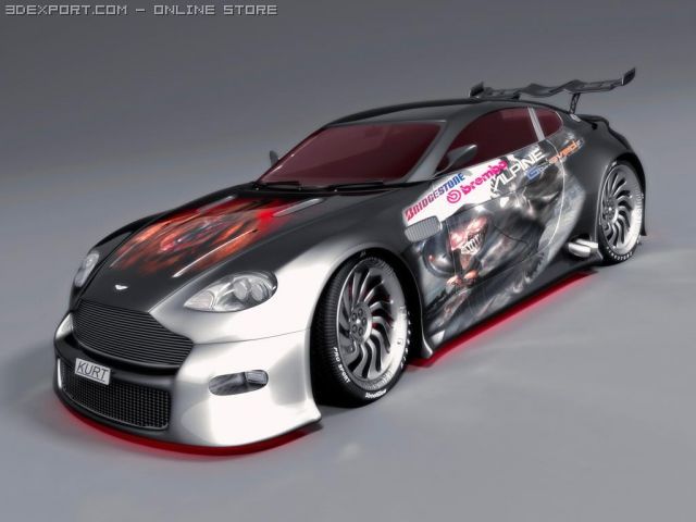astonmartindb8 3D 模型 .c4d .max .obj .3ds .fbx .stl .blend