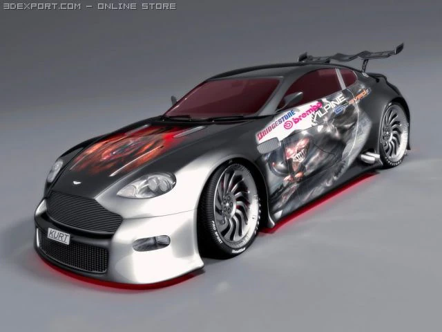 astonmartindb8 3D Model .c4d .max .obj .3ds .fbx .stl .blend 