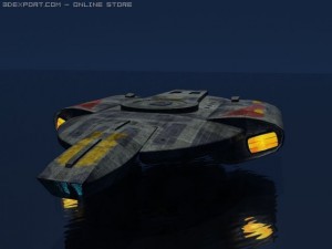uss defiant Modelo 3D