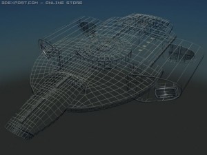uss defiant 3D Model