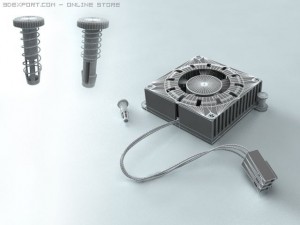 asus cooler 3D मॉडल