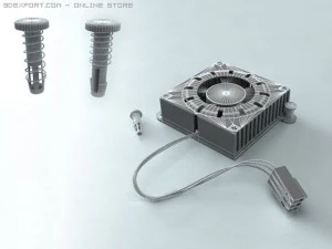 asus cooler 3D Model