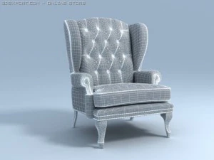안락의자 3D 모델