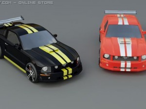 mustang gt tuning best price ever Modello 3D