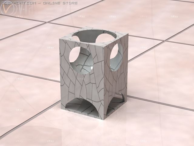 incense burner Modelo 3D .c4d .max .obj .3ds .fbx .stl .blend 
