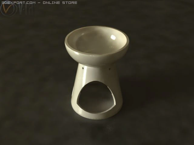 incense burner 2 3D Model .c4d .max .obj .3ds .fbx .stl .blend 