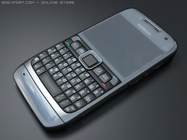 nokia e71 3D Model .c4d .max .obj .3ds .fbx .stl .blend 