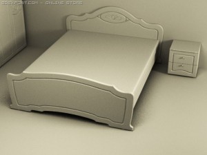 bedroom suite 3D-Modell