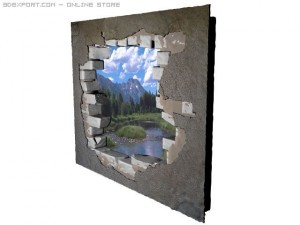 hole in the wall 3D-Modell