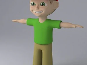 cartoon boy 3D Model