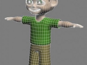 cartoon boy 3D Модель