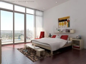 Longma-Schlafzimmer 3D Modell