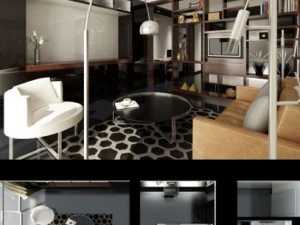 Galeriestudio 3D Modell