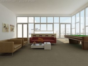 community room Modèle 3D
