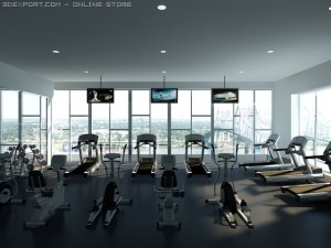 fitness 3D 模型