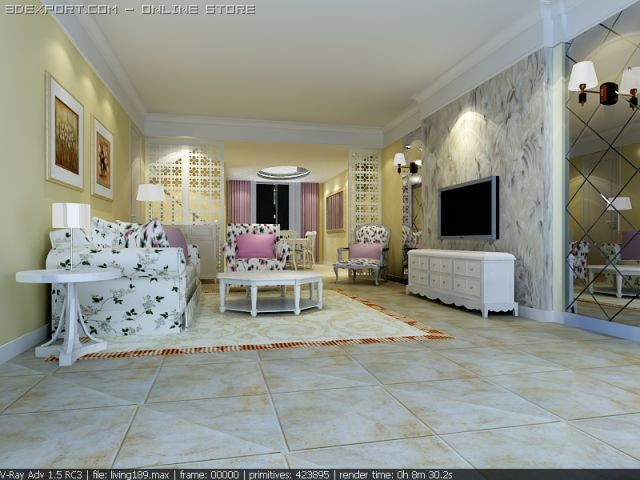 living189 3D Модель .c4d .max .obj .3ds .fbx .stl .blend 