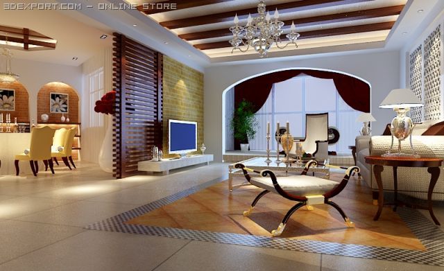 living013 Model 3D .c4d .max .obj .3ds .fbx .stl .blend 