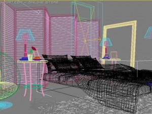 bedroom007 3Dモデル