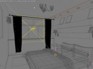 bedroom013 3Dモデル