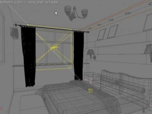 bedroom013 3D Model