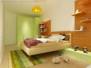 sypialnia015 Model 3D