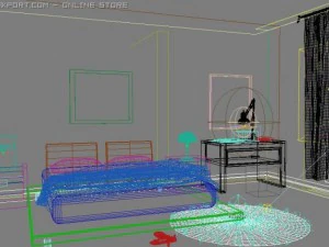 bedroom017 3D Model