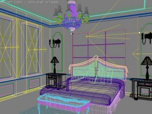 bedroom028 3D Model