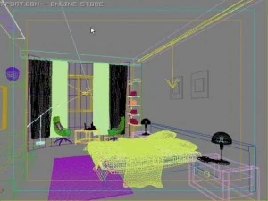 bedroom029 3D Model