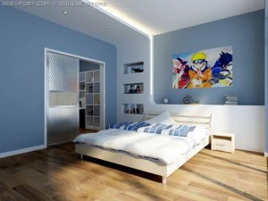 sypialnia059 Model 3D