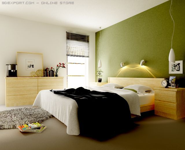 bedroom070 Modelo 3D .c4d .max .obj .3ds .fbx .stl .blend 