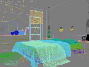 bedroom070 Modelo 3D