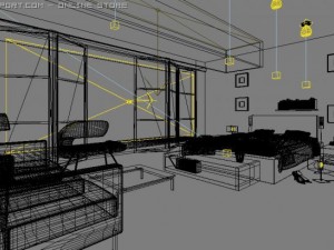 bedroom002 Modèle 3D