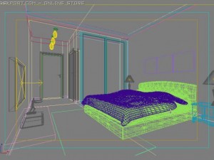 bedroom102 3D 模型