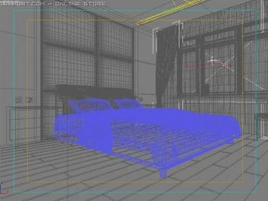 спальня118 3D Модель