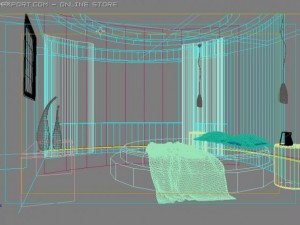 bedroom138 Model 3D