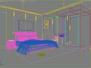bedroom152 3D 模型