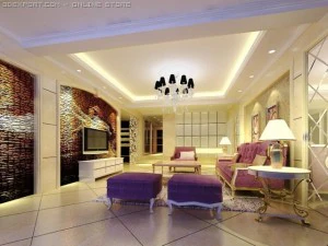 002 लिविंगरूम 3D मॉडल