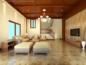 005 livingroom 3Dモデル