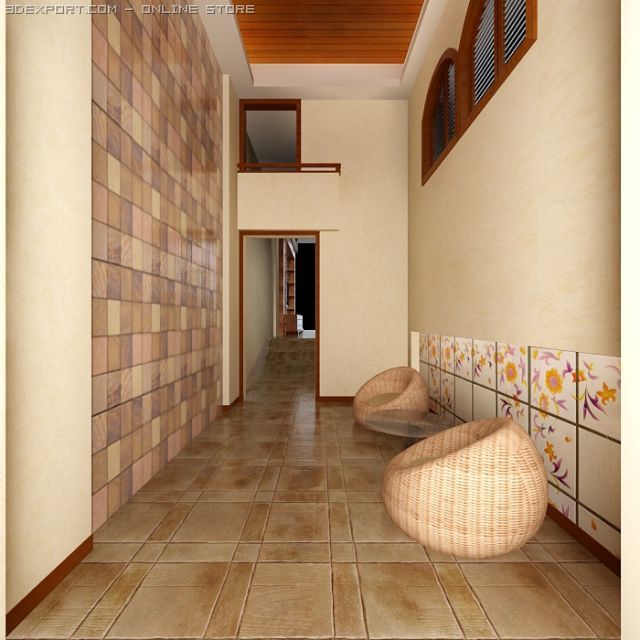 006 livingroom 3D Модель .c4d .max .obj .3ds .fbx .stl .blend 