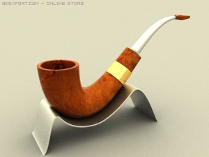 smoking tube 3D Модель
