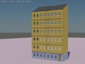 old styled building 2 3D-Modell
