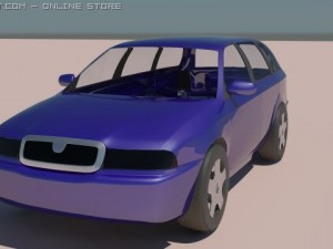 skoda octavia 3D-Modell