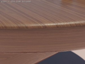 wooden table Modello 3D