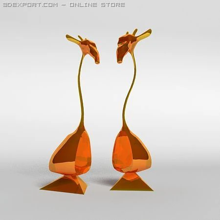 statgiraffe 3D Model .c4d .max .obj .3ds .fbx .stl .blend 