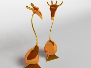 statgiraffe Modello 3D