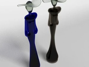 堂々とした 3Dモデル