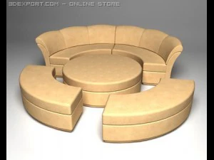 ソファ変圧器 3Dモデル