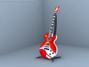 gibson 3D 모델